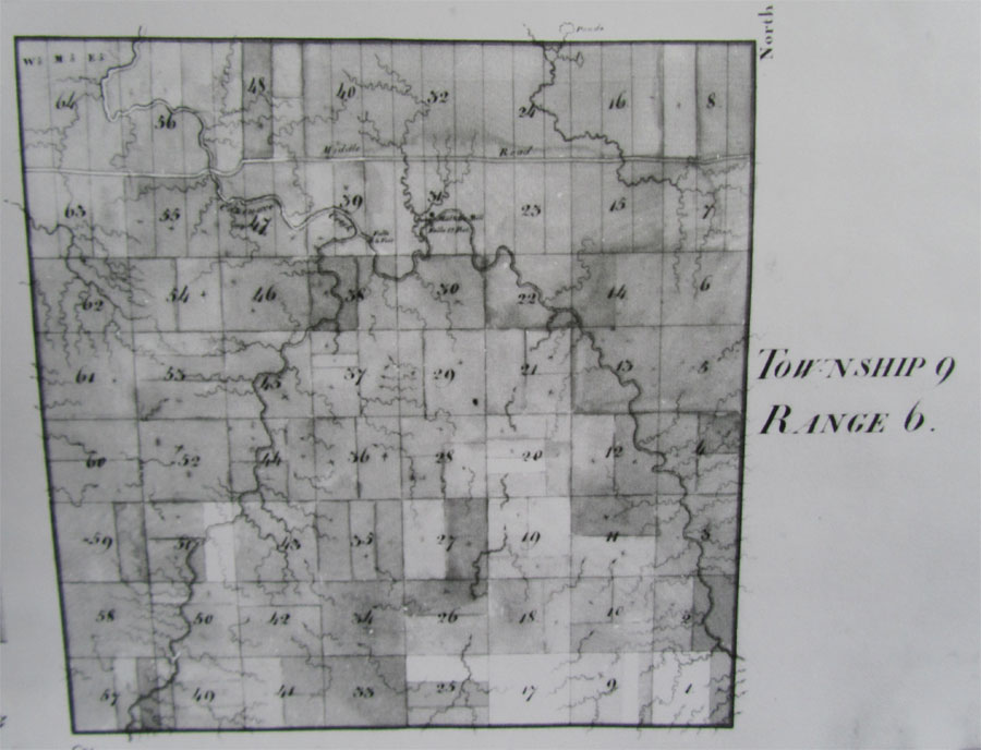 Holland Land Company Map – Township 9, Range 6